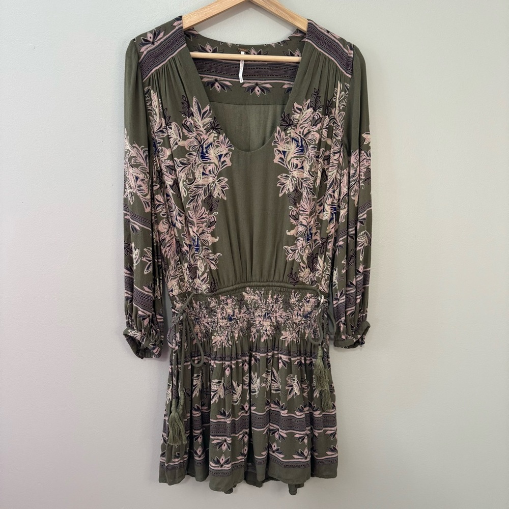 Free People Moonlight Drive Dress Floral Boho Small - Picture 2 of 16
